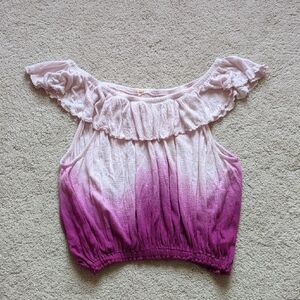 Free People Cora Lee Crop Top Size M